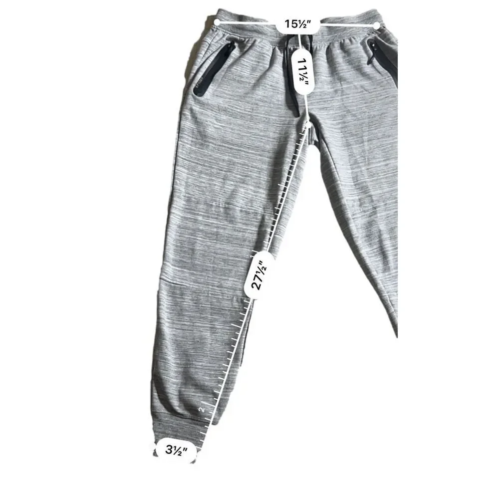 SPYDER Active Men's Gray Jogger Pants Size L Performance Stretch ProWeb Athletic